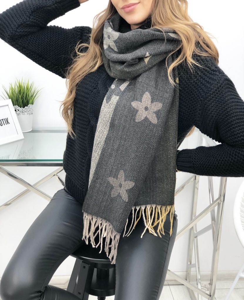 Szal BLACK MONIS | FAU-BUTIK