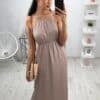 SUKIENKA MAXI BEIGE MARGOTT