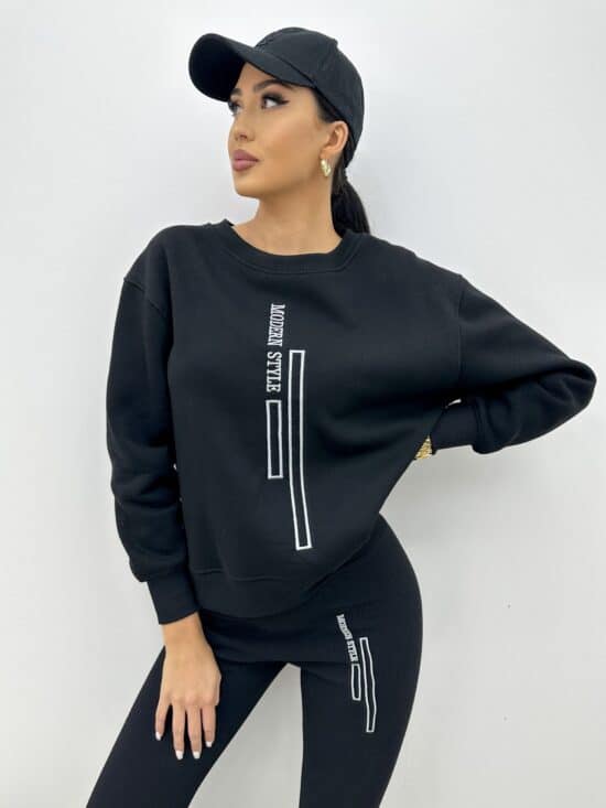 Komplet dresowy CZARNY MODERN