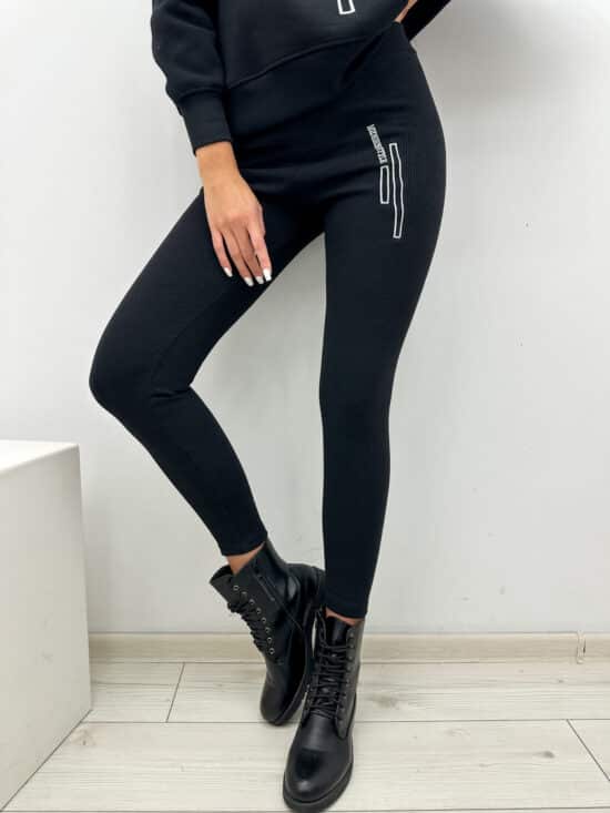 Komplet Dresowy Czarny Modern