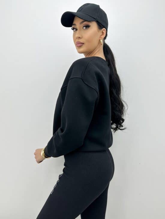 Komplet Dresowy Czarny Modern