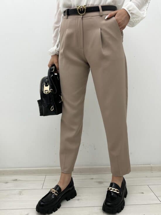 Eleganckie Spodnie Beżowe Corry