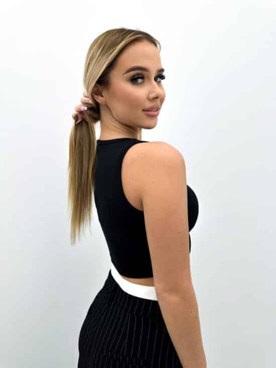 Crop Top Prazkowany Estello 2 Scaled