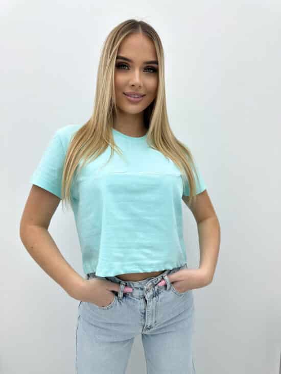 T Shirt Krotki Mietowy Lamane 5 Scaled