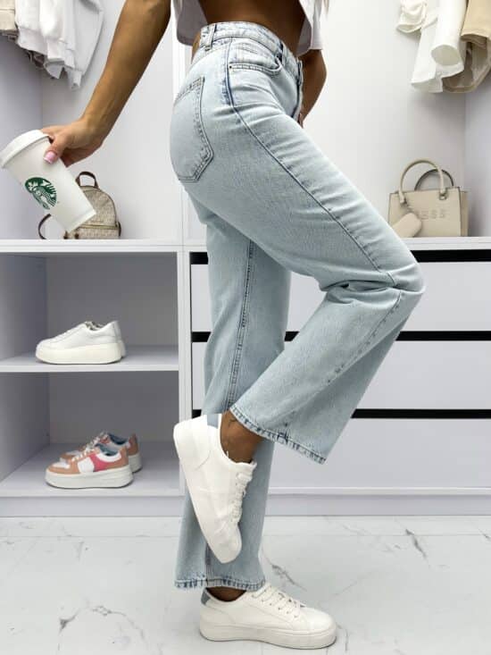 Spodnie jeansowe straight fit HANAH