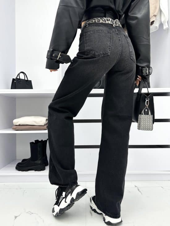 Spodnie Jeansowe Z Panterką Wide Leg Sheryl (10)