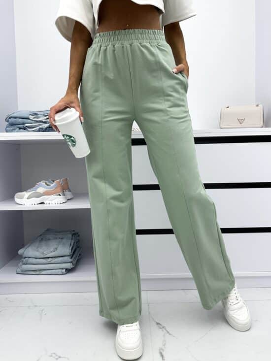 spodnie bawełniane wide leg (19)