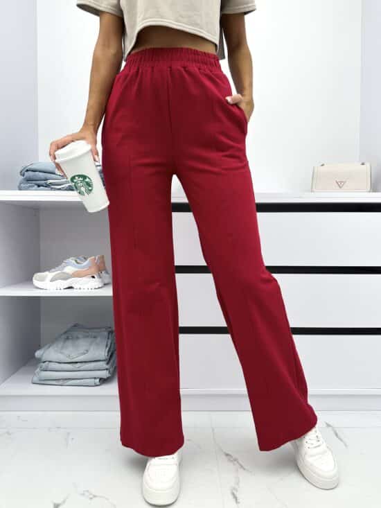 Spodnie Bawełniane Wide Leg (39)