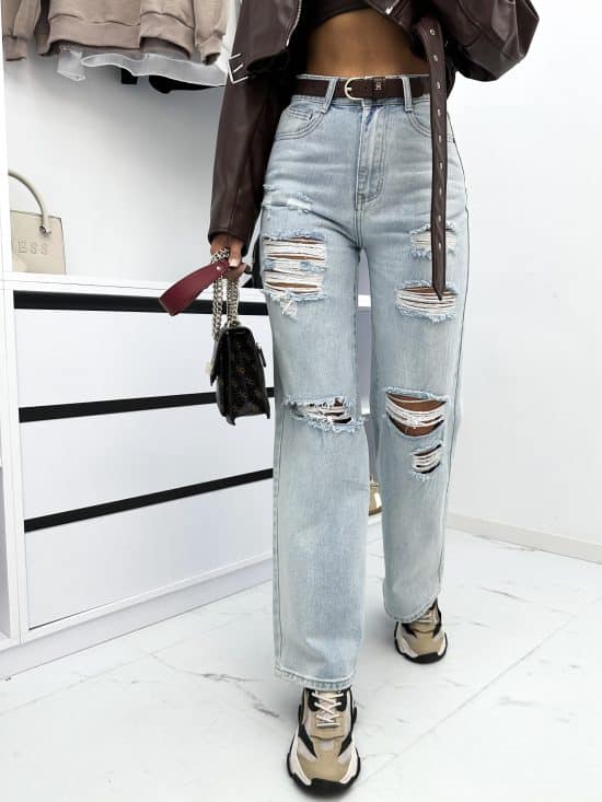 Spodnie Jeansowe Wide Leg Melso (4)