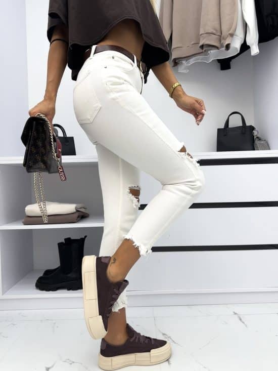 Spodnie Mom Fit Cream Olena (4)