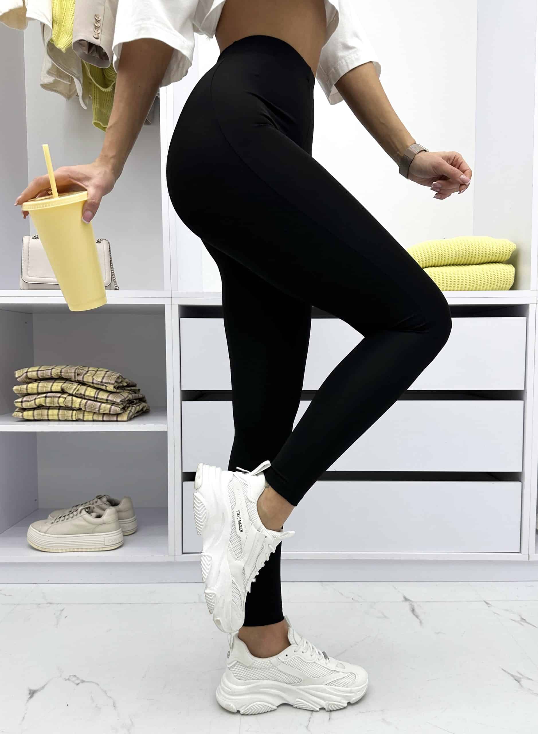 Legginsy klasyczne czarne ESTELLE (2)