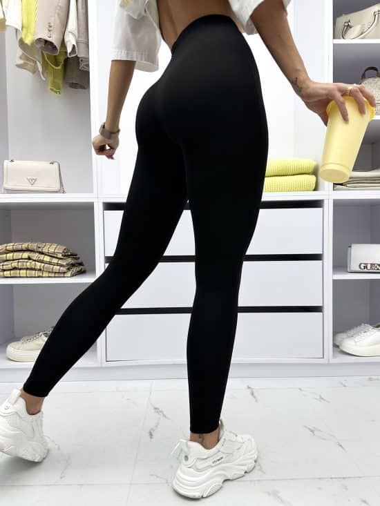 Legginsy Klasyczne Czarne Estelle (3)