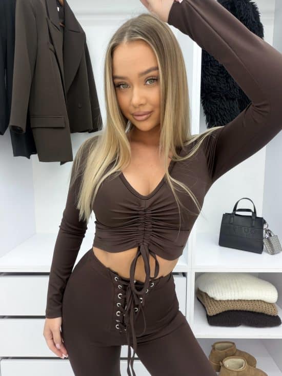 Bluzka z dekoltem V MIRELA (4)