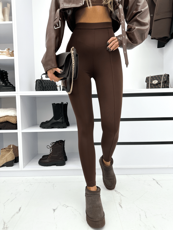 Legginsy Z Przeszyciami Wyższy Stan Bellyo (1)