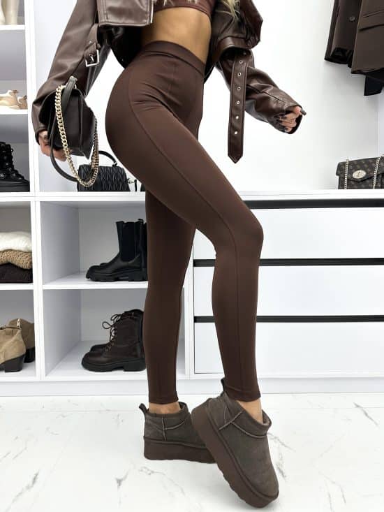 Legginsy Z Przeszyciami Wyższy Stan Bellyo (7)