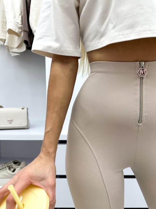 Legginsy Z Wysokim Stanem I Przeszyciami Zip Eloise (1)
