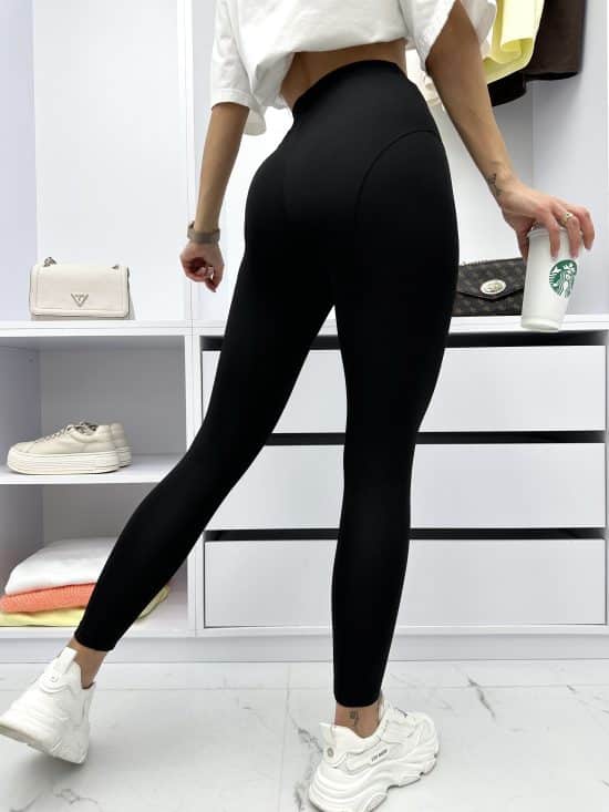 Legginsy Z Wysokim Stanem I Przeszyciami Zip Eloise (17)