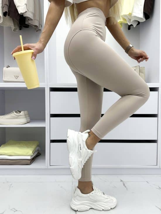 Legginsy Z Wysokim Stanem I Przeszyciami Zip Eloise (3)