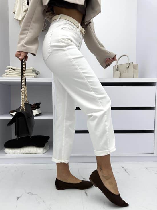 Spodnie Jeansowe Balloon Cream Marile (4)