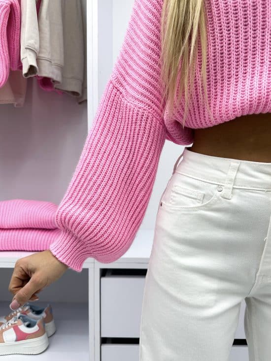 Spodnie Jeansowe Balloon Cream Marile (5)