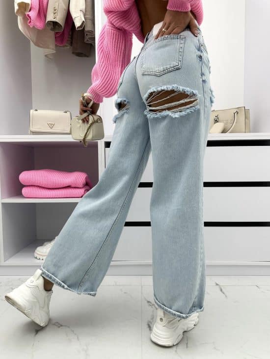 Spodnie Jeansowe Z Dziurami Pod Pośladkami Skater Ambresy (4)