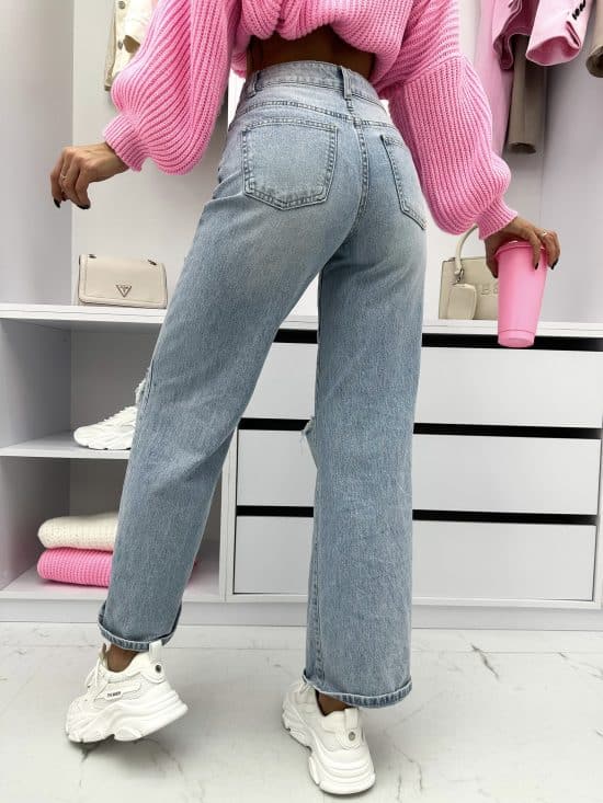 Spodnie Jeansowe Z Dziurami Straight Palero (2)