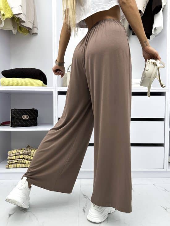 Spodnie Wide Leg Kakao Mirabell (1)