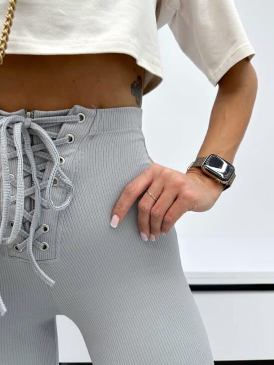 Legginsy Prążkowane Wiązane Sunney (5)