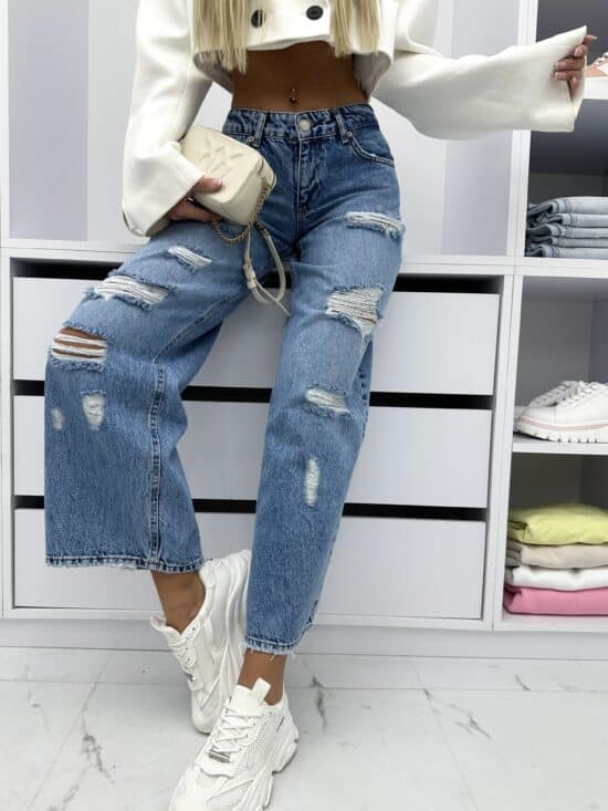 Spodnie Jeansowe Wide Leg Derica