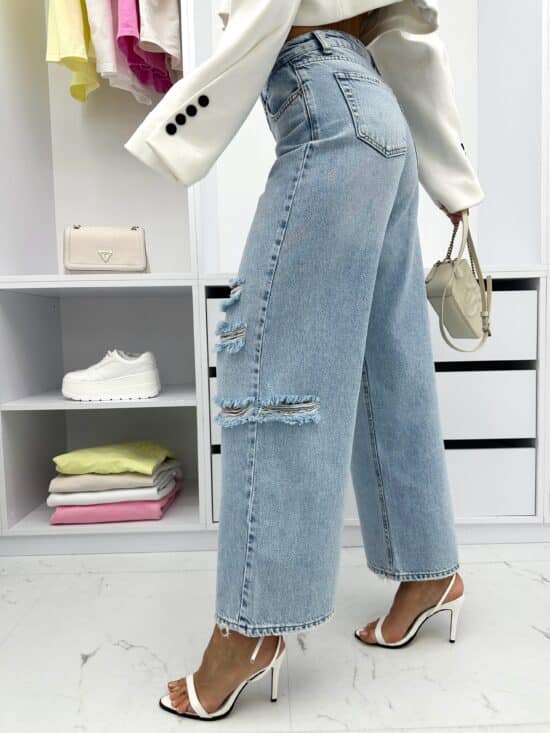 Spodnie Jeansowe Wide Leg Vanelle (3)