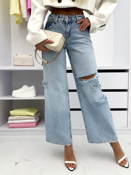 Spodnie Jeansowe Wide Leg Vanelle (6)