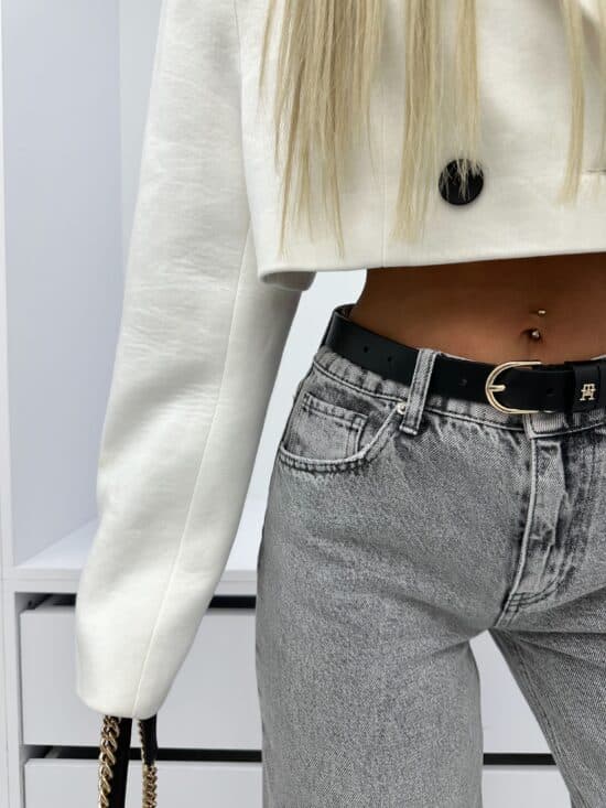 Spodnie Jeansowe Szare Wide Leg Nicello (3)