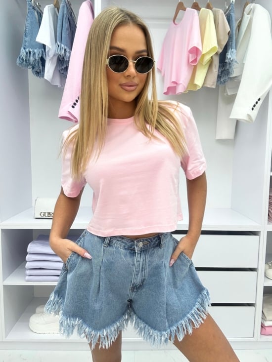 T Shirt Bawełniany Krótki Layla