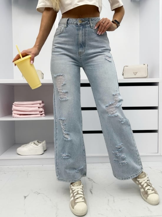 Spodnie Jeansowe Straight Calisto (2)
