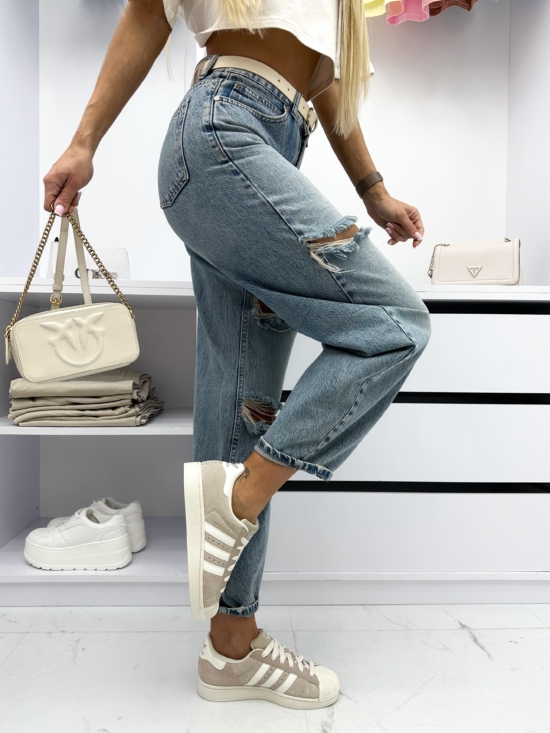 Spodnie Jeansowe Z Dziurami Baggy Porrto (3)