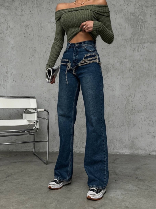 Spodnie Jeansowe 90'S Jeans Palazzo Montea (2)
