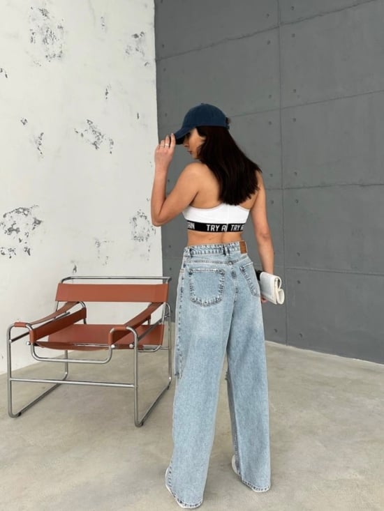 Spodnie Jeansowe Z Dziurami Baggy Savell (2)
