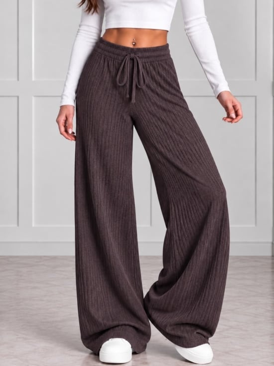 Spodnie Sweterkowe Wide Leg Brella (3)